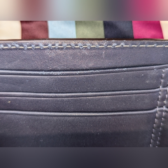 Coach Archive Gray Patent Leather 65th Anniversary Turnlock Legacy Wallet VGUC - Picture 4 of 13